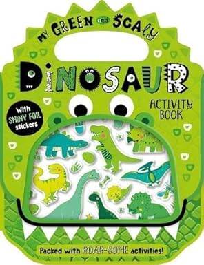 Make Believe Ideas - Shiny Stickers My Green And Scaly Dinosaur Activity Book - 1