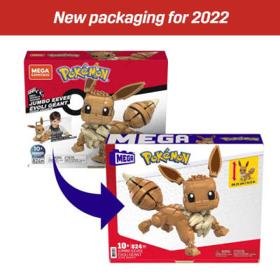 Mega Pokemon Jumbo Eevee Gmd34 - 7