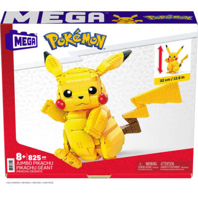 Mega Pokemon Jumbo Pikachu Figürü Fvk81 - 6