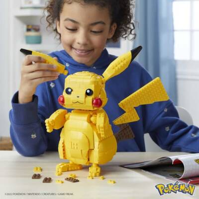 Mega Pokemon Jumbo Pikachu Figürü FVK81 - 3