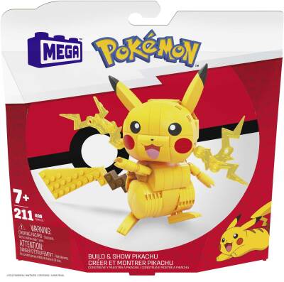 Mega Pokemon Yap Ve Oyna Figürler, Pikachu Gmd31 - 1