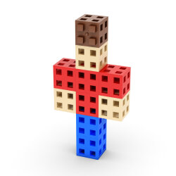 Meli Cube 50 Parça Blok Seti 50800 - 2