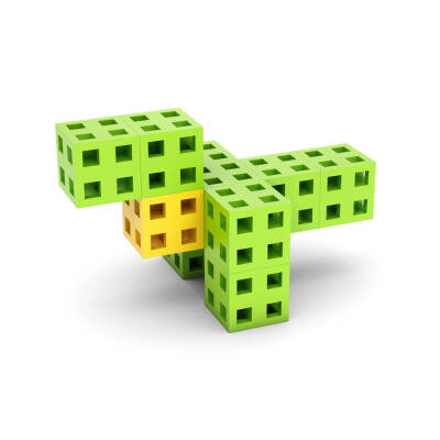 Meli Cube 50 Parça Blok Seti 50800 - 5