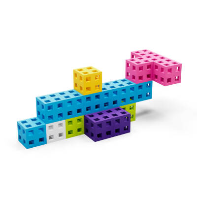 Meli Cube Pink 100 Parça Blok Seti 50811 - 2