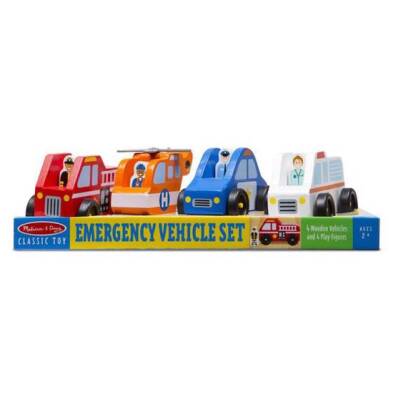 Melissa&Doug Ahşap Acil Yardım Araçları Md009285 - 1