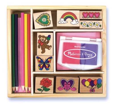 Melissa&Doug Ahşap Baskı Seti - Arkadaşlık MD001632 - 1