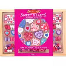 Melissa&Doug Ahşap Boncuk Dizme - Tatlı Kalpler Md004175 - Melissa&Doug