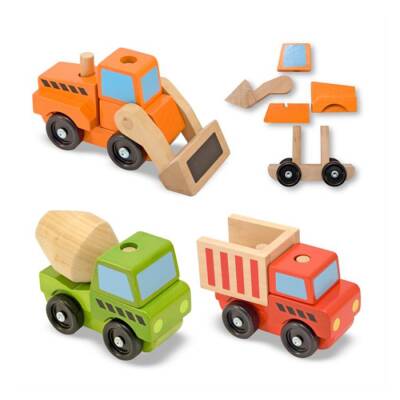 Melissa&Doug Ahşap İnşaat Araçları MD003076 - 2