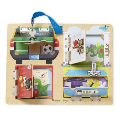Melissa&Doug Ahşap Kilit ve Çilingir Tahtası Md009540 - 2