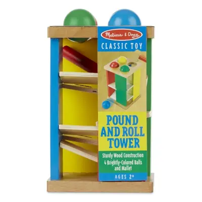 Melissa&Doug Ahşap Kule - Çak & Yuvarla Md003559 - 1