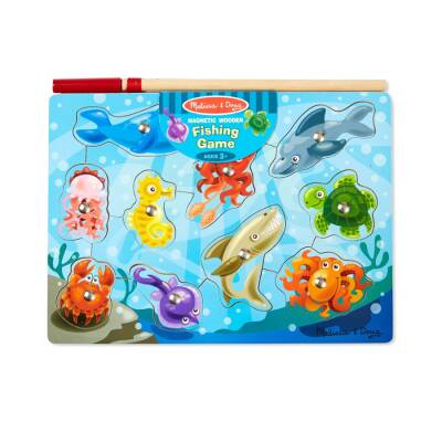 Melissa&Doug Ahşap Mıknatıslı Balık Tutma MD003778 - 1