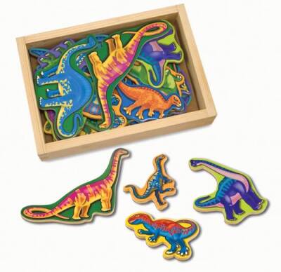 Melissa&Doug Ahşap Mıknatıslı Dinozorlar Md000476 - 2