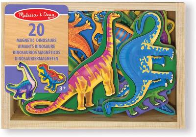 Melissa&Doug Ahşap Mıknatıslı Dinozorlar MD000476 - 1