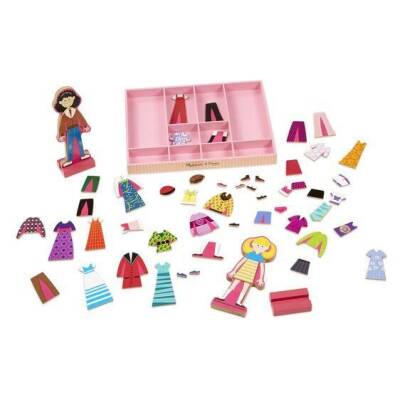 Melissa&Doug Ahşap Mıknatıslı Giydirme - Abby İle Emma Md004940 - 3