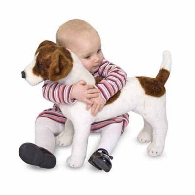 Melissa&Doug Dev Peluş Köpek - Jack Russel Terrier Md004867 - 2