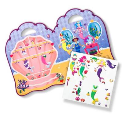 Melissa&Doug Kabartmalı Tak Çıkar Çıkartma Seti - Denizkızı MD009413 - 2