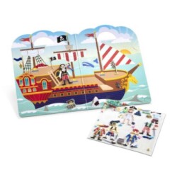 Melissa&Doug Kabartmalı Tak Çıkar Çıkartma Seti - Korsanlar MD009102 - 3