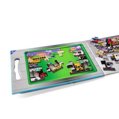 Melissa&Doug Mıknatıslı Yapboz Seti - 2X15 - Araçlar Md042830 - 2
