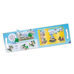 Melissa&Doug Mıknatıslı Yapboz Seti - 2X15 - Araçlar Md042830 - 4