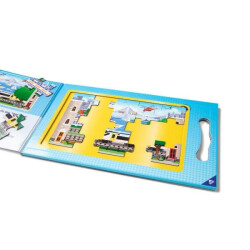 Melissa&Doug Mıknatıslı Yapboz Seti - 2x15 - Araçlar MD042830 - 3