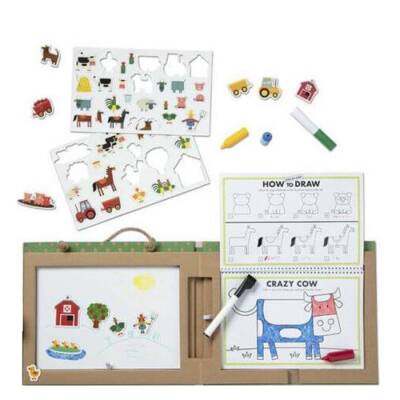 Melissa&Doug Oyna, Çiz, Yarat - Çiftlik MD041325 - 2