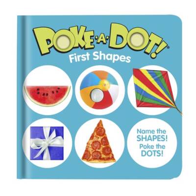 Melissa&Doug Poke-A-Dot - İnteraktif Kitap - First Shapes Md041357 - 1