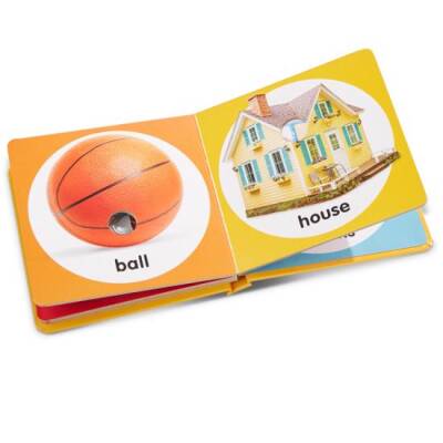 Melissa&Doug Poke-A-Dot - İnteraktif Kitap - First Words Md041356 - 1