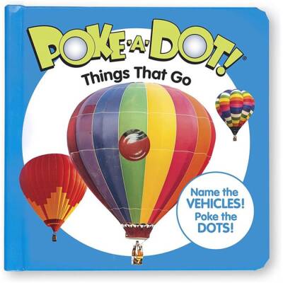 Melissa&Doug Poke-A-Dot - İnteraktif Kitap - Things That Go Md041354 - 1
