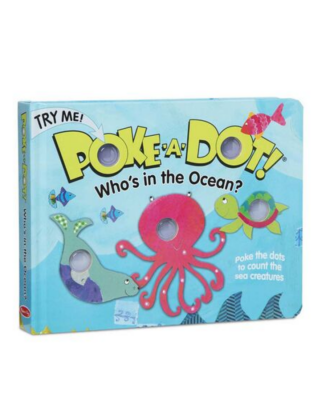 Melissa&Doug Poke-A-Dot - İnteraktif Kitap - Who's in the Ocean MD041342 - 1