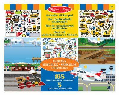 Melissa&Doug Tak Çıkar Çıkartma Kitabı - Araçlar Md004199 - 1