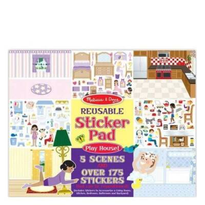 Melissa&Doug Tak Çıkar Çıkartma Kitabı - Oyun Evi MD004197 - 1