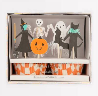 Meri Meri - Happy Halloween Cupcake Kit - Cadılar Bayramı Cupcake Kit (24'lü) - 1