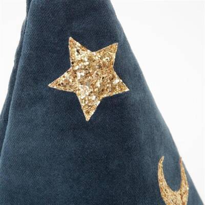 Meri Meri - Pointed Blue Hat - Mavi Cadı Şapkası - 1