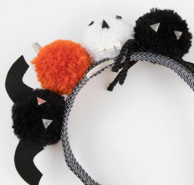 Meri Meri - Pompom Characters Headband - Cadılar Bayramı Taç - 2