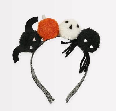 Meri Meri - Pompom Characters Headband - Cadılar Bayramı Taç - 1