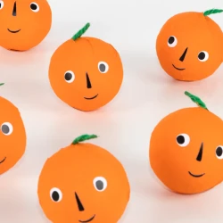 Meri Meri - Pumpkin Surprise Balls - Balkabağı Sürpriz Toplar (6'lı) - 1