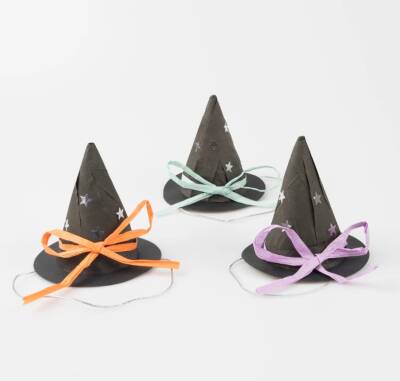 Meri Meri - Surprise Witch Hats - Cadı Şapkası Sürpriz Paketi (3'lü) - 1