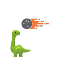 Metalmorphose Dino & Meteor Broş Mtmp102 - 1