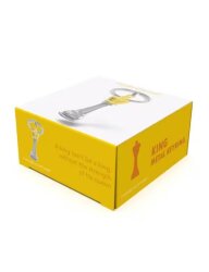 Metalmorphose King Chess Anahtarlık MTM240-01 Gri Gold - 2