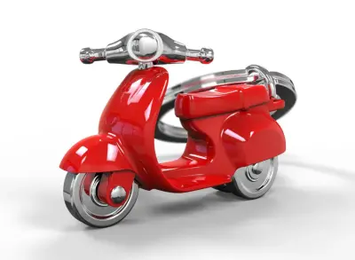 Metalmorphose Scooter Anahtarlık MTM933-01 - 2