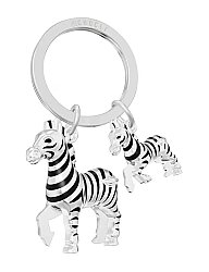 Metalmorphose Zebra Anahtarlık MTM424-01 - Gümüş/Siyah - Metalmorphose