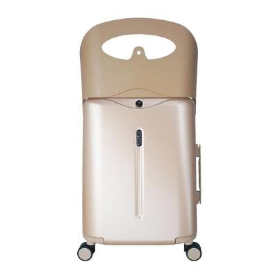 MiaMily Carry On Kabin Boy Valiz - Champagne Gold lug2018cg - 3