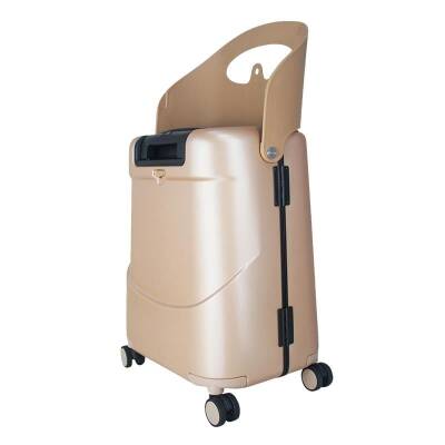 MiaMily Carry On Kabin Boy Valiz - Champagne Gold lug2018cg - 4