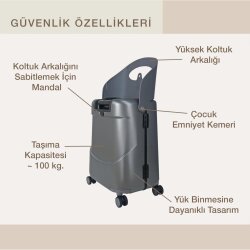 MiaMily Carry On Kabin Boy Valiz - Charcoal Grey lug2018kg - 6