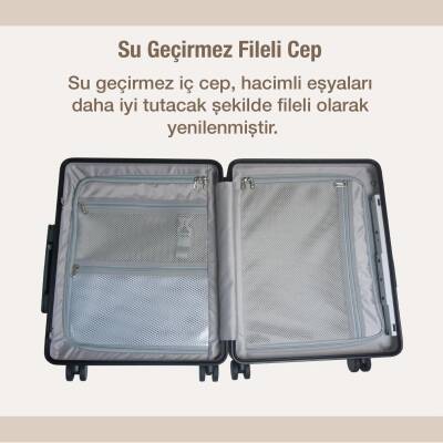 MiaMily Carry On Kabin Boy Valiz - Mist Grey lug2018lg - 7