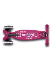 Micro Maxi Deluxe Foldable Berry Red (Led) Scooter Mmd095 - 4