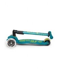 Micro Maxi Deluxe Foldable Petrol Green (Led) Scooter Mmd097 - 5