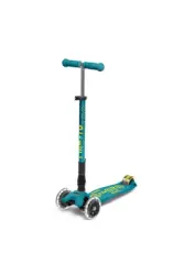 Micro Maxi Deluxe Foldable Petrol Green (Led) Scooter Mmd097 - 3