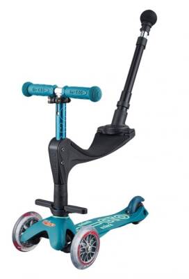 Micro Mini 3 İn 1 Deluxe Plus Ice Blue Scooter Mmd057 - 3