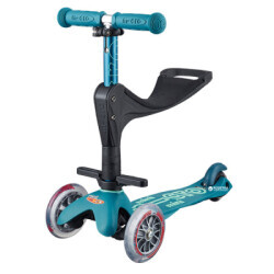 Micro Mini 3 İn 1 Deluxe Plus Ice Blue Scooter Mmd057 - 1
